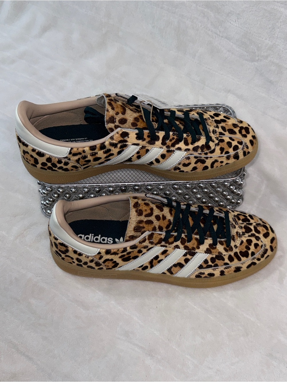 Adidas Handball Spezial W Leopard Sneakers Wmns 10.5/Mens 9 KI6678 - Picture 5 of 16